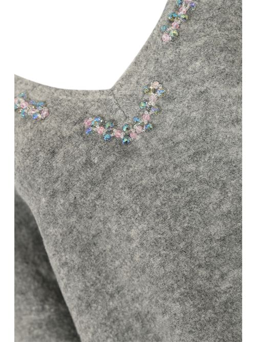 Maglione Dancing in misto lana con ricamo gioiello PINKO | 105947 A2YEII2